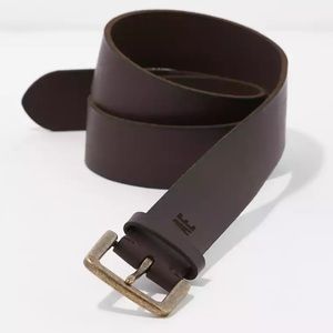 NEW American Eagle AEO Leather Belt Dark Brown SIZE 34